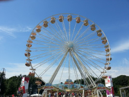 am Riesenrad war ständig großer Andrang